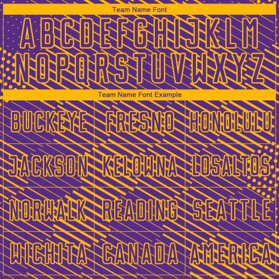 Purple Hexagon Uniform Gold Abstract Jersey Sublimation Soccer Custom