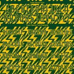 Sublimation Green Lightning Jersey Custom Soccer Uniform Yellow