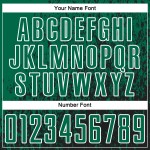 Sublimation Green Soccer Black-White Jersey Abstract Art Kelly Uniform Custom Fragment